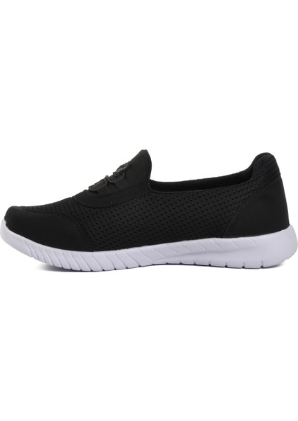 Siyah Beyaz Kadın Spor Ayakkabı Sneaker
