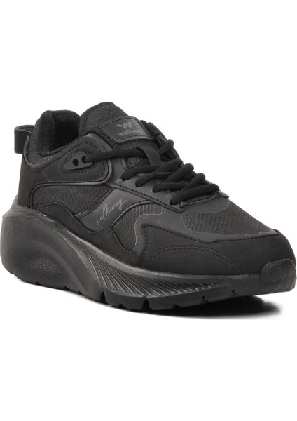 Siyah Siyah Kadın Spor Ayakkabı Sneaker
