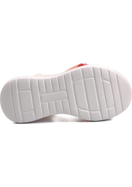 Beyaz Fuşya Pembe Kız Çocuk Düz Sandalet indirimleri