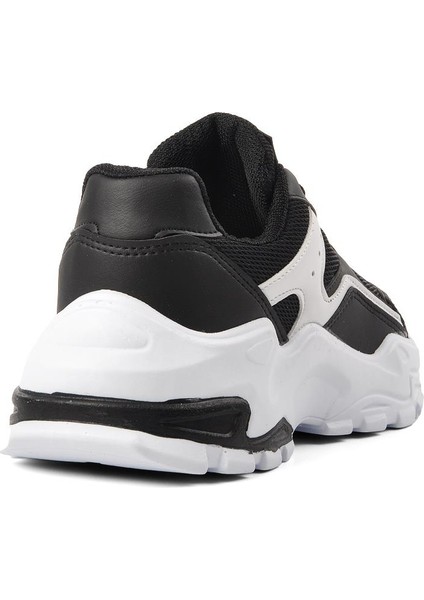 Siyah Beyaz Kadın Spor Ayakkabı Sneaker fırsatları