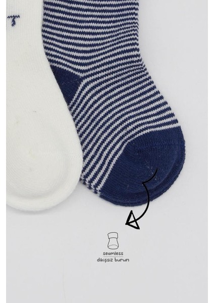 Bistyle 3'lü Penye Soket Çorap BS10110 Indigo fiyatları