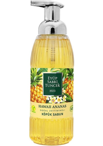 Eyüp Sabri Tuncer Doğal Zeytinyağlı Köpük Sabun 500 ml Hawaii Ananas
