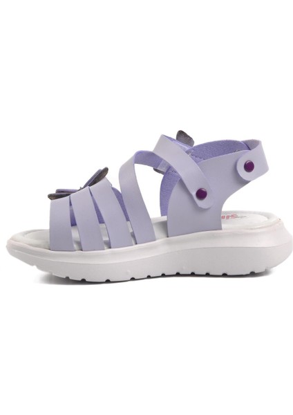 Lila Kız Çocuk Düz Sandalet fiyatları