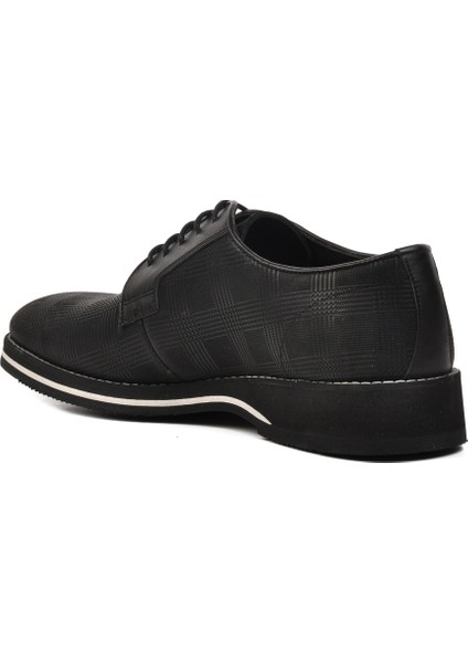 Siyah Desenli Erkek Klasik Ayakkabı fırsatları