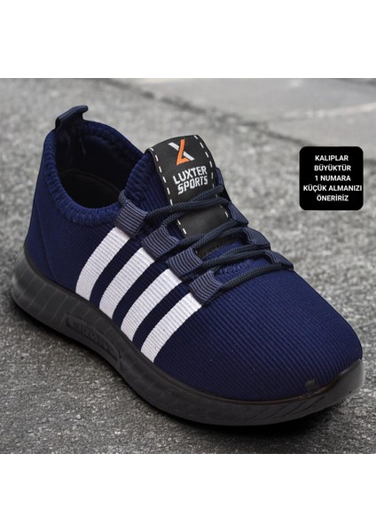 1224 Ortopedik Taban Çocuk Spor Ayakkabı Unisex Çocuk Spor Ayakkabı Süs Bağcıklı
