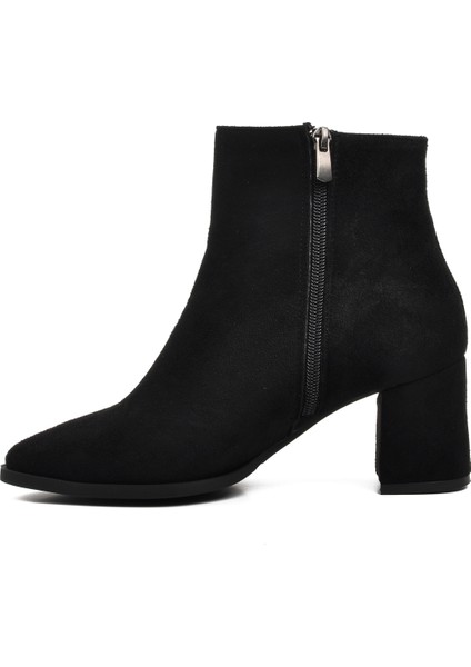 Siyah Süet Kadın Topuklu Bot fiyatları