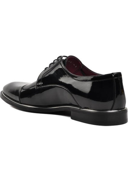 Siyah Rugan Erkek Klasik Ayakkabı fırsatları