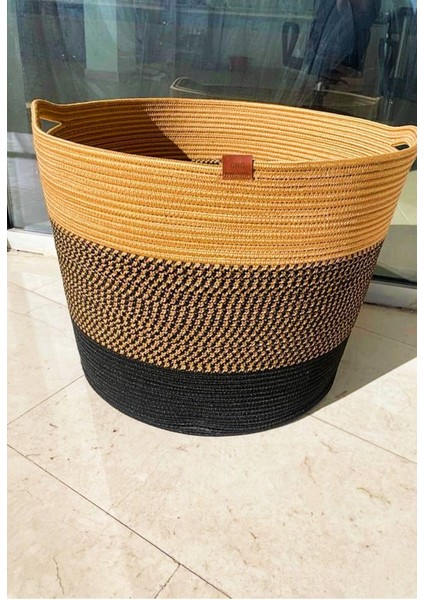 Renkli Çok Amaçlı Hasır Sepet, Banyo ve Dekor için Şık Saklama Çözümü