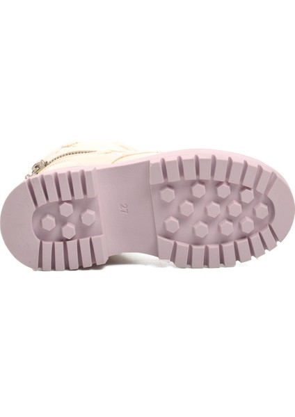 Bej Lila Poliüretan Kız Çocuk Bot indirimleri