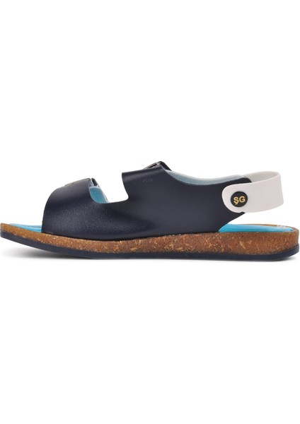 Lacivert Mavi Comfort Erkek Çocuk Düz Sandalet fiyatları