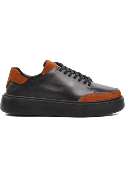 Siyah Taba Erkek Sneaker Ayakkabı