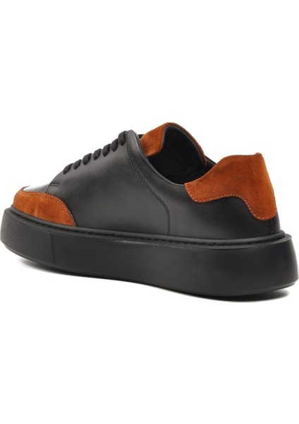 Siyah Taba Erkek Sneaker Ayakkabı