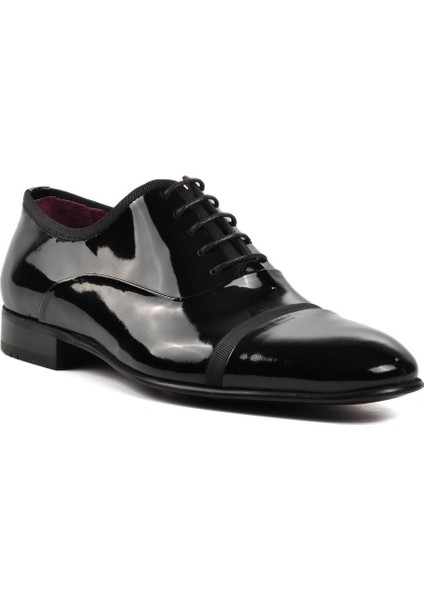 Siyah Rugan Erkek Klasik Ayakkabı modelleri