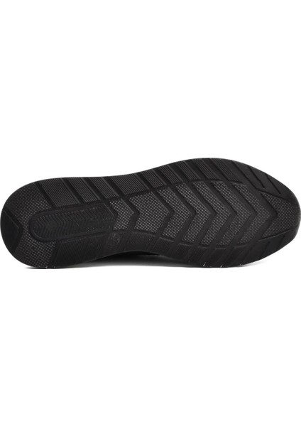 Siyah Nubuk Beyaz Erkek Sneaker Ayakkabı