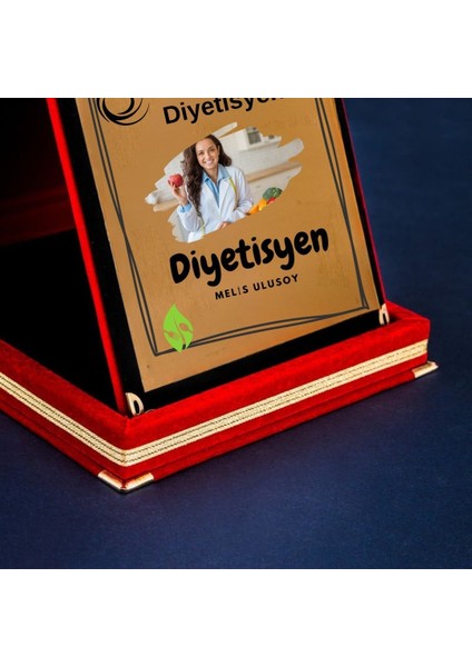 Diyetisyenlere Özel Tasarımlı Fotoğraflı Hediye Plaket fiyatları