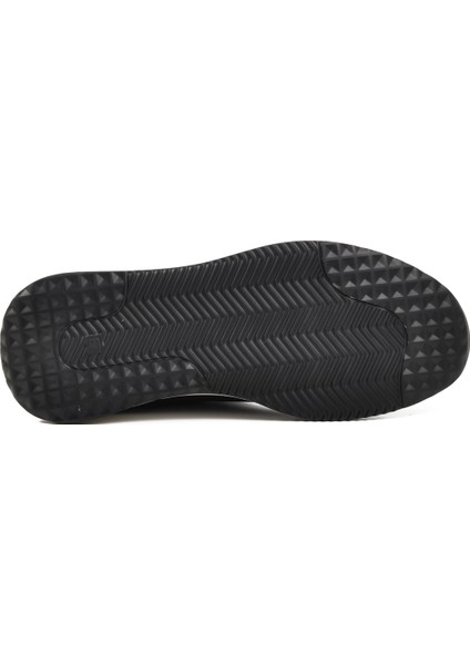 Siyah Deri Erkek Sneaker Ayakkabı