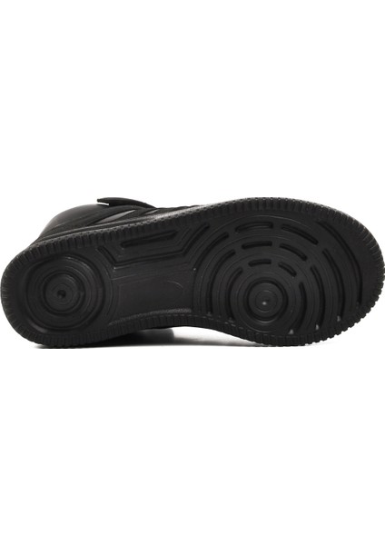 Siyah Füme Çocuk Uzun Boğazlı Hi Sneaker Spor Ayakkabı indirimleri