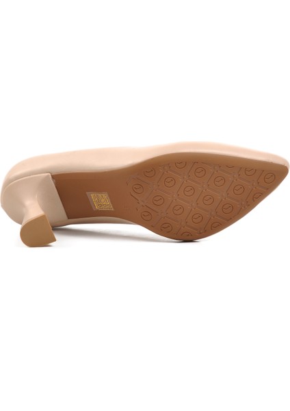 Bej Kadın Topuklu Stiletto Ayakkabı indirimleri