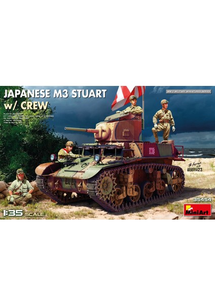 35454 1:35 Japon M3 Stuart, Mürettebatla Birlikte