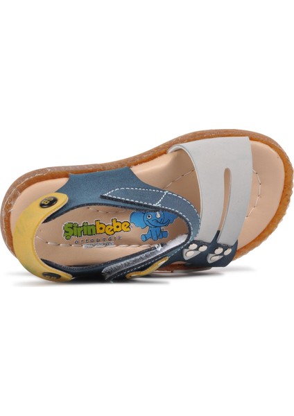 Lacivert Hardal Comfort Erkek Çocuk Düz Sandalet fırsatları
