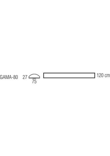 Uzmlight Horoz Elektrik Gama Horoz LED Bant Armatür 80W 6500K 8720LM 120CM ( Beyaz Kasa Kristal )( Gama Serisi ) Prizma LED Bant Armatür Floresan Armatür modelleri