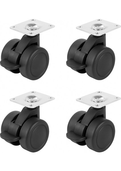 495 Mikro Tablalı Tekerlek Frenli 35 mm (4 Adet)