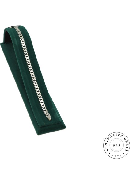 5mm Gurmet 925 Ayar Gümüş Kadın Unisex Zincir Bileklik modelleri