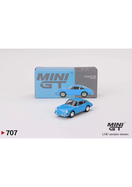 1:64 Porsche 901 (1963) Quicksilver – Mavi Diecast Model Araba 707