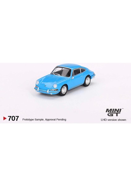 1:64 Porsche 901 (1963) Quicksilver – Mavi Diecast Model Araba 707