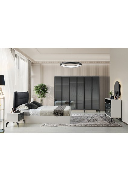 Kiev Mdf Bazalı Yatak Odası Takımı