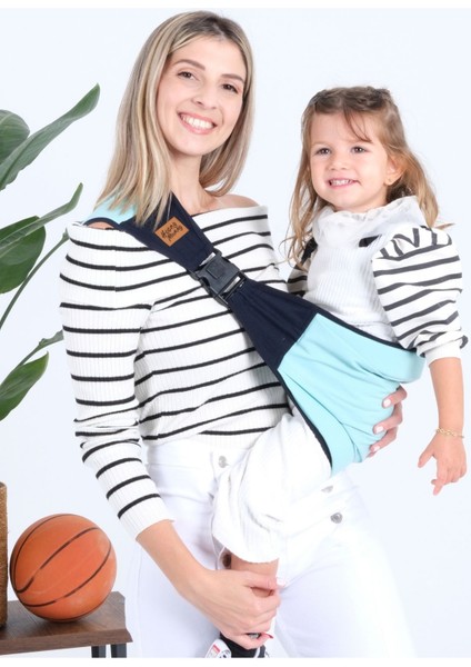 Su Yeşili Ergonomik Bebek Taşıma Çantası Bebek Taşıyıcı Sling Puset Ana Kucağı Kanguru Hafif Pratik