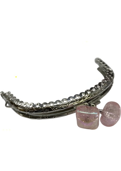 Metal Oval Cüzdan Klipsi Akide Şekeri 11 cm M6