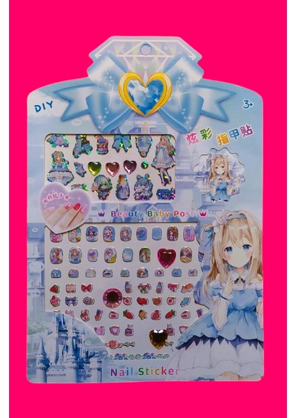 Tırnak Stikırı+Yüz Taşı+Magnet+Stikır