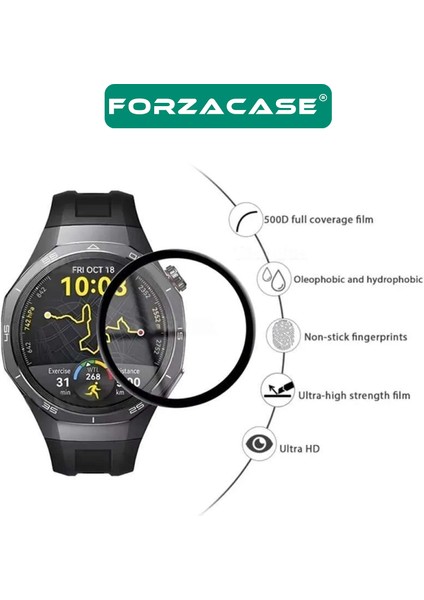 Huawei Watch Gt5 Pro 46MM Için Çerçeveli Tam Kaplayan 3D Pet Ekran Koruyucu Film - FC016 fiyatları