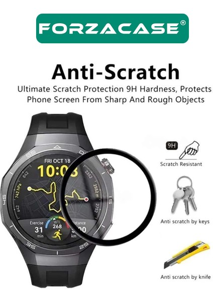 Huawei Watch Gt5 Pro 46MM Için Çerçeveli Tam Kaplayan 3D Pet Ekran Koruyucu Film - FC016 fırsatları