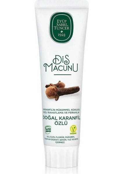 Doğal Diş Macunu 90 gr Karanfil fiyatları