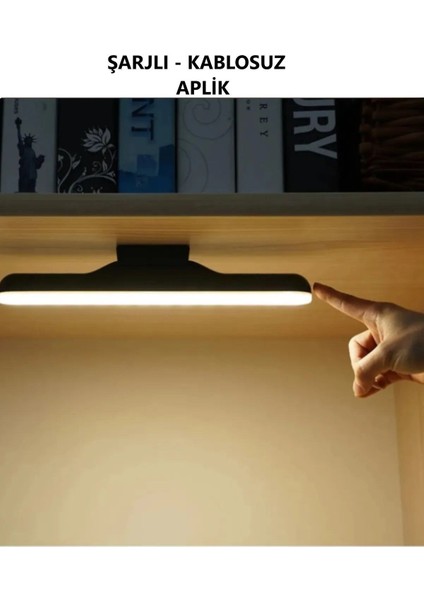 Şarz Edilebilir Çalışma Masası Aydınlatma Mutfak Tezgah Altı Aydınlatma Gece Lambası