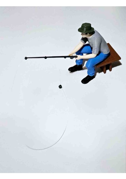 Balıkçı Adam Akvaryum Dekoru fiyatları