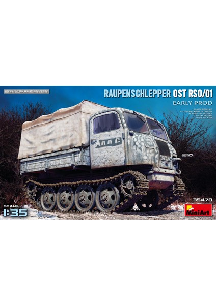 35478 1:35 Raupenschlepper Ost Rso/01. Erken Üretim