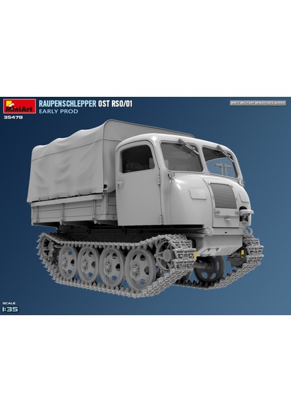 35478 1:35 Raupenschlepper Ost Rso/01. Erken Üretim