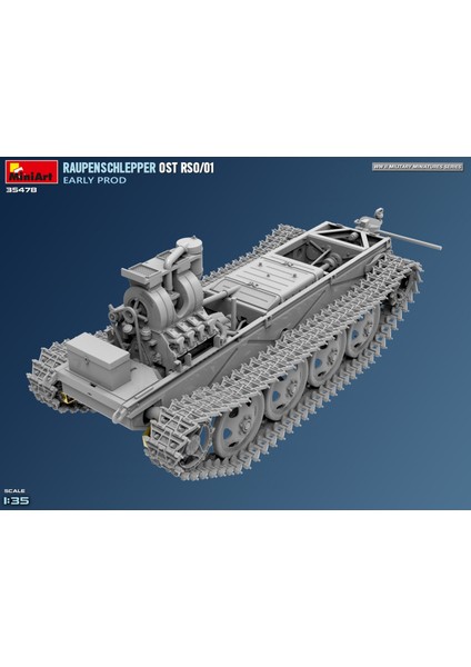 35478 1:35 Raupenschlepper Ost Rso/01. Erken Üretim