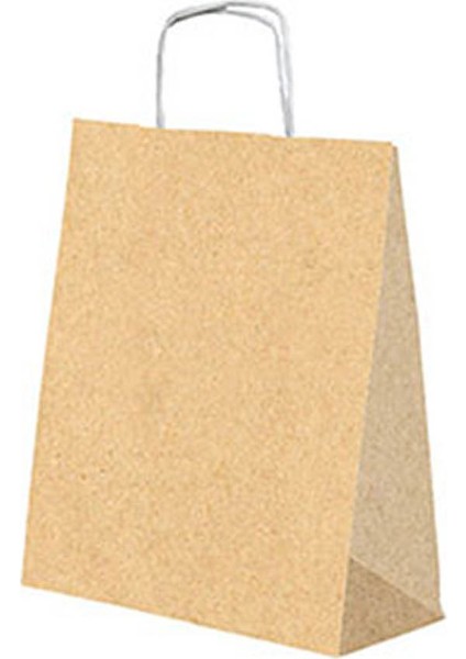 Kraft Çanta Naturel Küçük Boy 18x24cm 25li fırsatları