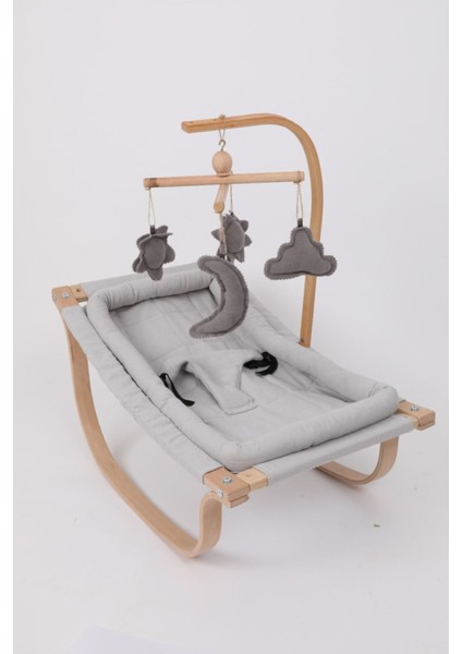 Sallanan Bebek Taşıyıcı - Taşıma Kapasitesi 0- 18 kg - - Gri