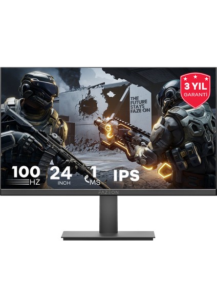 X24F100 23.8" 100Hz 1ms HDMI VGA Hdr Ready Freesync G-Sync Fhd IPS Gaming Monitör