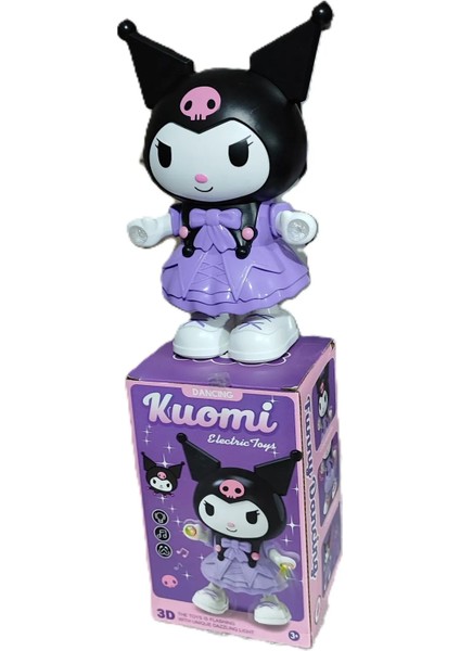 Dans Eden Kuromi Figür Oyuncak Işıklı Pilli (25CM)