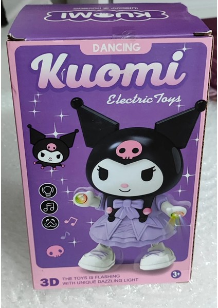 Dans Eden Kuromi Figür Oyuncak Işıklı Pilli (25CM)