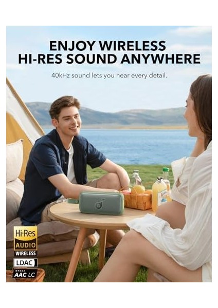 By Anker Motion 300 Bluetooth Hoparlör, 30W Stereo Ses, 13 Saat Oynatma, Ipx7 Su Geçirmez, Yeşil modelleri