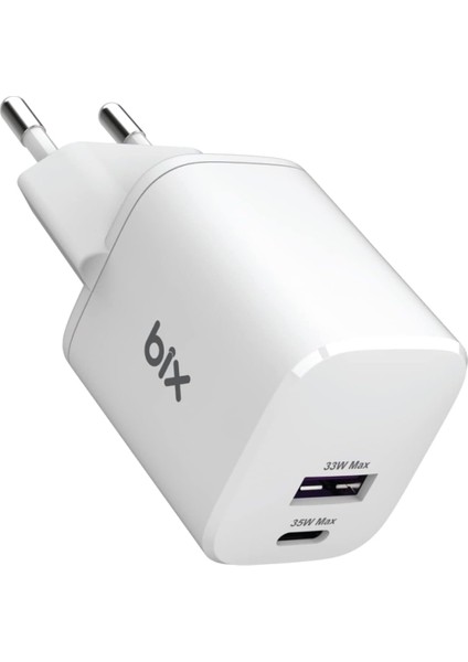 SV35 Gan 33W Usb-A Supervooc 2.0 + 35W Pd Type-C Girişli Çift Bağlantı Noktalı, Oppo Reno 7/6/x3/find X5/find N/K10 PRO/A96, Realme Gt/gt2/gt Neo/q3/q5, Iphoneipad, Samsung