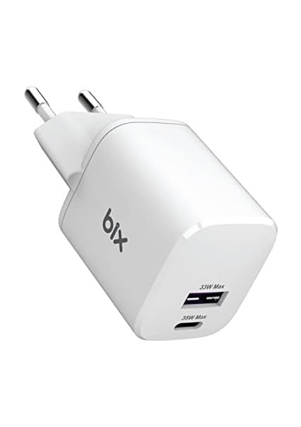 SV35 Gan 33W Usb-A Supervooc 2.0 + 35W Pd Type-C Girişli Çift Bağlantı Noktalı, Oppo Reno 7/6/x3/find X5/find N/K10 PRO/A96, Realme Gt/gt2/gt Neo/q3/q5, Iphoneipad, Samsung