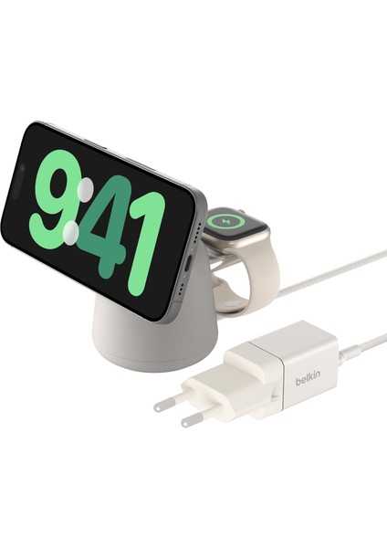 Boostcharge Pro 2'si 1 Arada Kablosuz Şarj Istasyonu